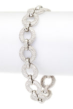 Load image into Gallery viewer, Micro Setting CZ Chain Link Statement Bracelet